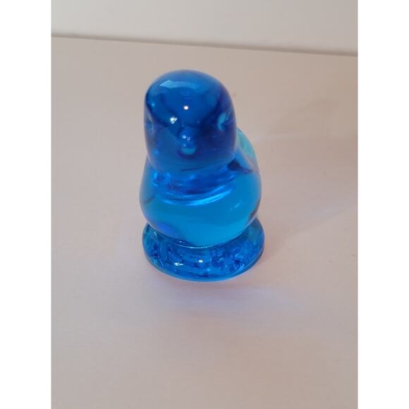 Blue Bird of Happy Glass Figurine Cobalt Blue - Picture 8 of 12